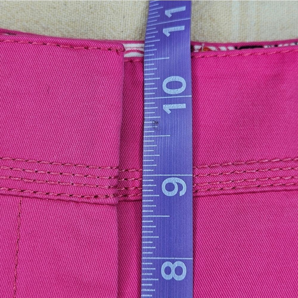 Cache Stretch Pink Cuffed Zip Front Barbiecore Re… - image 8